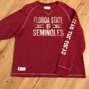 FSU Garnet Long Sleeve Thermal Shirt Men’s size XL